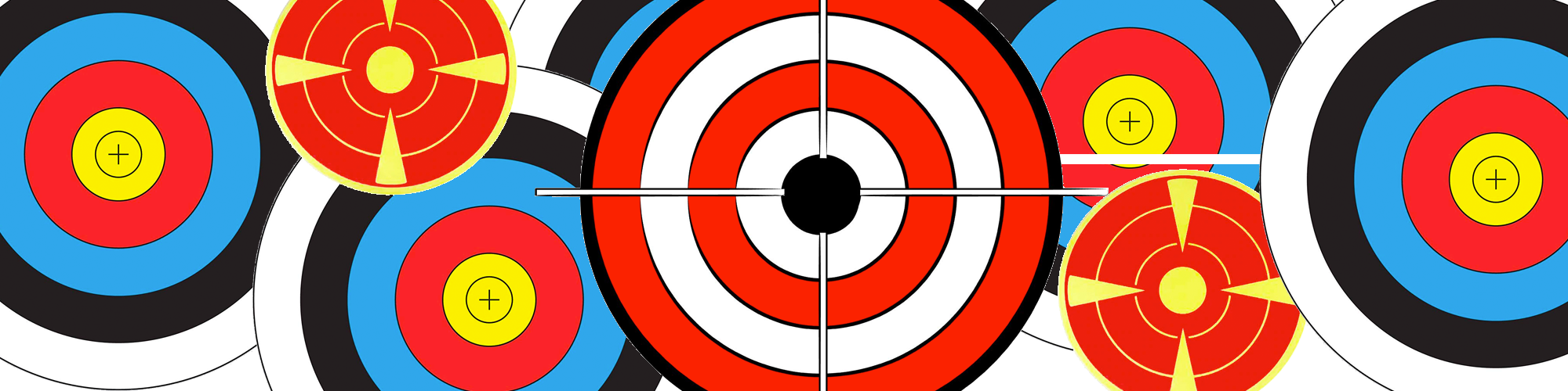 multiple bullseye targets